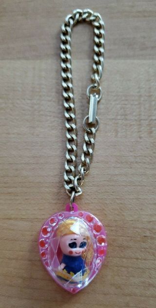 Vintage Mattel Liddle Kiddles Jewelry Heart Bracelet W/ Doll Adorable