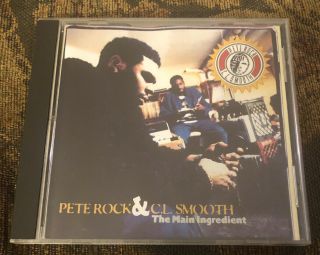 Rare Hip Hop Cd 90’s The Main Ingredient By Pete Rock And C L Smooth Audio