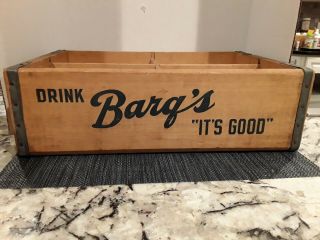 Vintage Rare 1960’s Drink Barq’s “It’s Good” Wood Soda Pop Crate Cincinnati Ohio 3