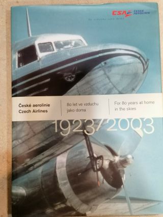 Book Csa Czech Airlines For 80 Years At Home In The Skies Rare