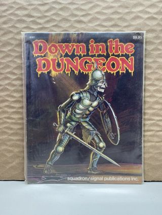 Down In The Dungeon Squadron / Signal Publications Book Dungeons & Dragons Rare