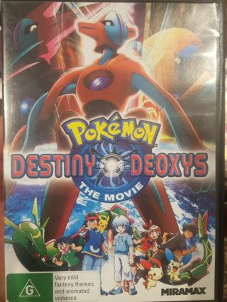 Pokemon Destiny Deoxys Rare Dvd Johto Movie Adventure Animation Japanese Cartoon