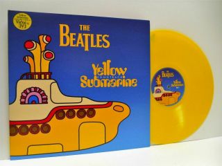 The Beatles Yellow Submarine Songtrack Yellow Vinyl 1999 Uk 1st Pressing Nm Rare