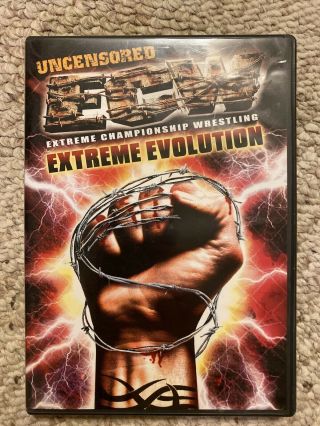 Ecw - Extreme Evolution (dvd,  2000) Rare Uncensored