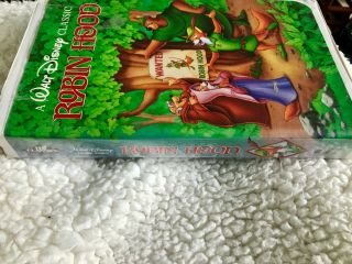 RARE Robin Hood 1984 Disney BLACK DIAMOND VHS Tape 2