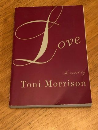 Toni Morrison Nobel Prize Winner Love Rare Signed Autograph Book