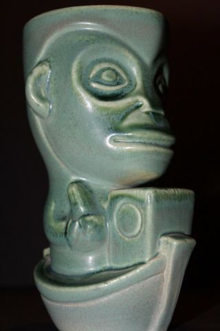 Rare 2005 Only 150 Made Munktiki Boat Monkey Tiki Mug,  Nautical Ceramic Artwork