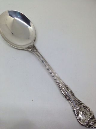 Gorham King Edward Sterling Silver Round Cream Soup Spoon - No Monos - 6 - 1/4 "