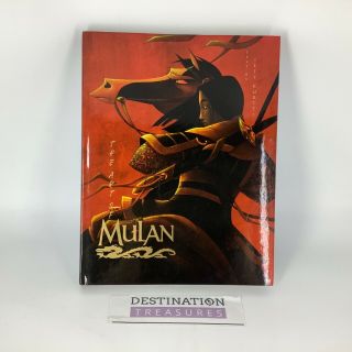 Disney Book The Art Of Mulan Rare 1998 Version Kurtti Hardcover