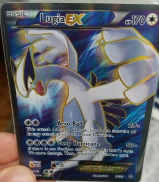 Lugia Ex 94/98 - Full Art Ultra Rare - Pokemon Card Xy Ancient Origins Legendary
