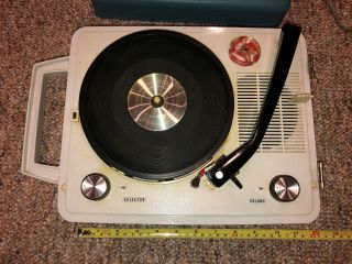 Vintage Browni Portable Record Player Turntable Japan Rare