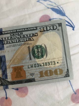 2009a $100 Star Note One Hundred Dollar Bill (rare)