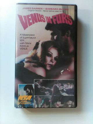 Venus In Furs Vhs Nta Home Entertainment 1985 Jess Franco Maria Rohm Rare
