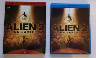 Alien 2: On Earth (rare Oop Blu - Ray - Midnight Legacy -)
