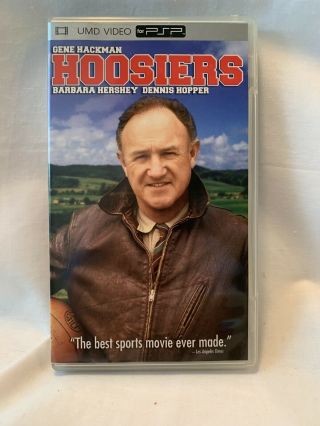 Hoosiers Umd Video Psp Gene Hackman Playstation Portable,  Rare,