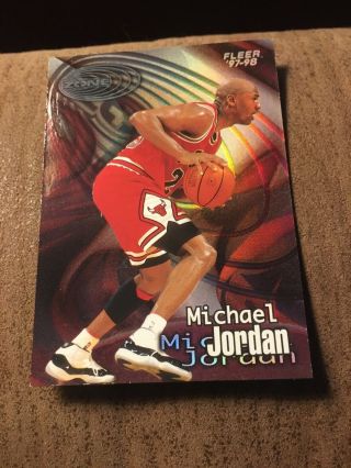 1997 97/98 Fleer Nba Michael Jordan 10 Zone Rare Sp Insert Near