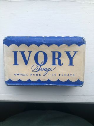 Antique Bar Of Ivory Soap In Wrapper -