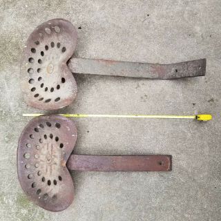 Vintage Metal Tractor Or Implement Seat And Attachment