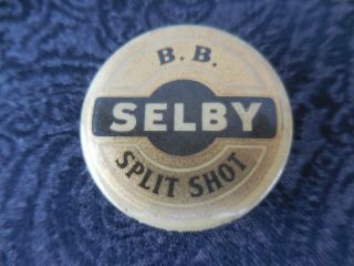 Vintage Selby Split Shot Bb Tin