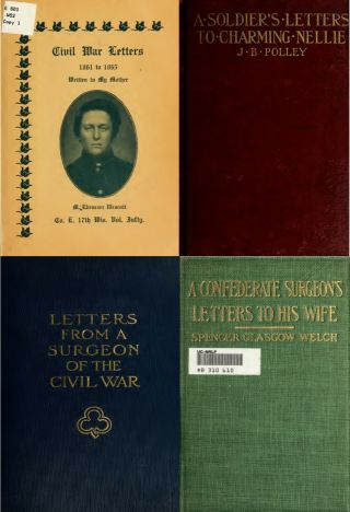 51 Rare Old Books On The American Civil War Letters - History & Genealogy On Dvd