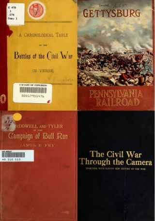 124 Old Rare Books On The Battles Of The Civil War History Genealogy Vol2 On Dvd