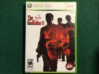 The Godfather Ii 2 Microsoft Xbox 360,  2009 Complete Vg Rare