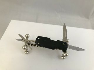 Cutco 1888 Usa Rare Small Multi Tool Pocket Knife With Saw And Scissors