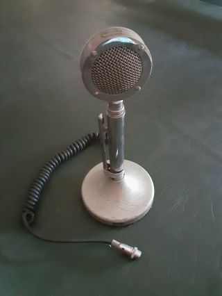 Antique 1950s 60s Astatic D - 104 Amplified Microphone