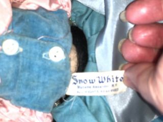 Rare 1930 - 40 Madame Alexander Snow White Tagged Costume 3