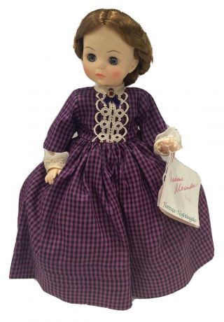 Vintage Madame Alexander 13 " Florence Nightingale Doll 1598 With Tag