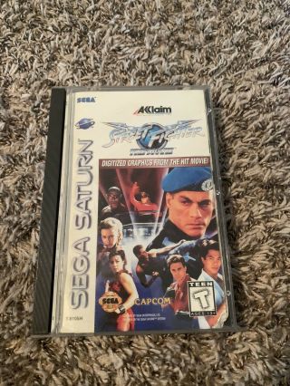 Street Fighter: The Movie Rare Authentic Fighting Game Sega Saturn 1995