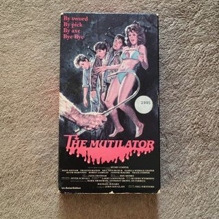 The Mutilator - Rare Horror Vhs - Vestron Video - Unrated - Gore Cult Slasher