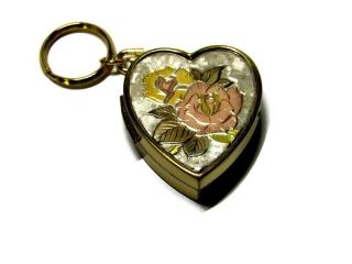 Vtg Keychain Picture Locket Music Box That Plays Cats Memory San Francisco Rare