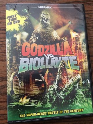 Rare Godzilla Vs.  Biollante (dvd,  2012) Miramar Release