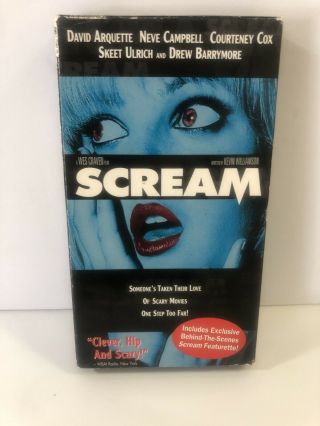 Scream (vhs,  1997) Special Edition Drew Barrymore Cover Rare