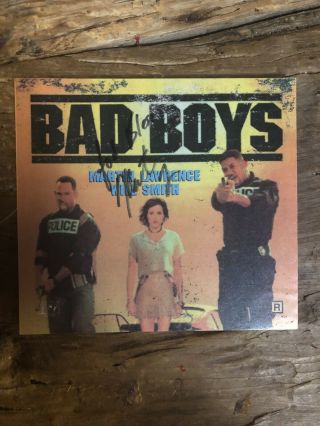 Martin Lawrence,  Bad Boys Signed Movie Promo Card 7x7 Autographed Rare.