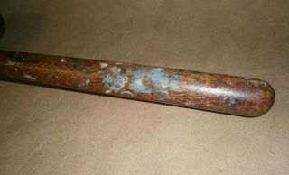 Vintage Wood Mallet Wooden Hammer Farmhouse Decor Rustic Paint Splatter Antique 3