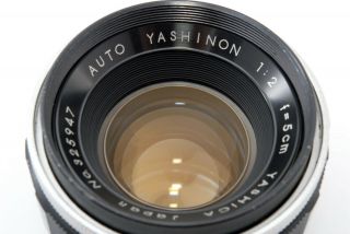 Rare [excellent,  ] Yashica Auto Yashinon 5cm 50mm F/2 For M42 From Japan