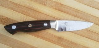 Rare Kai Shun Reserve Sg2 Damascus 3.  5 " Inch Paring Knife Similar To Bob Kramer