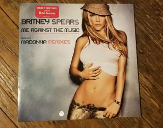 Britney Spears Me Against The Music Madonna 2x Lp 12” Records Vinyl Rare Remixes