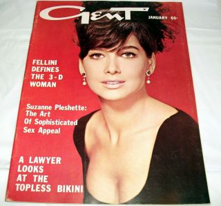 Gent - Jan 1965,  Suzanne Pleshette Cover,