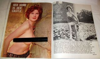 GENT - Jan 1965,  SUZANNE PLESHETTE Cover, 3
