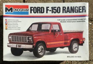 Rare Nos Factory 1980 Ford F - 150 Pickup Truck Kit By Monogram