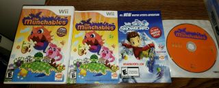 The Munchables Complete Cib Nintendo Wii Rare Bandai Namco