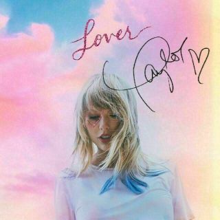 In Hand Rare Taylor Swift Autographed Signed Lover Booklet,  Me Cd Single W/