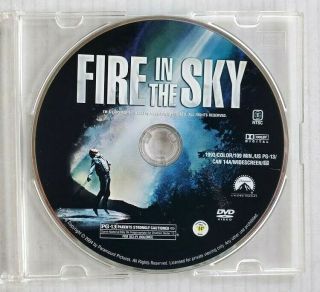 Fire In The Sky (dvd,  1993) D.  B.  Sweeney Rare Oop Disc Only