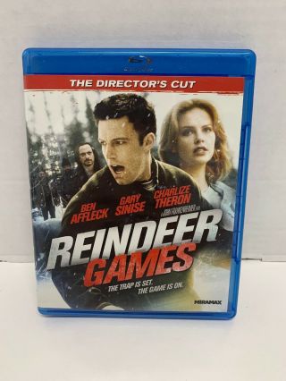Reindeer Games (blu - Ray Director’s Cut) Christmas Action Movie - Rare & Oop Htf