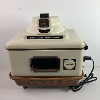 Rare Turbo Broiler Little Lovin Oven By Imarflex Teflon Ii