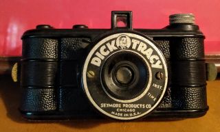 Rare 1940s Dick Tracy Spy Camera Vtg 50mm Movie Toy Comic Book Bakelite Prop Wow