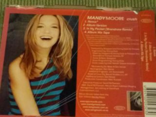 MANDY MOORE CRUSH RARE OOP 4 TRACK IMPORT REMIX CD SINGLE 2